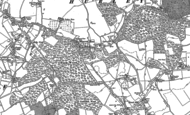 Old Map of Warren Row, 1910