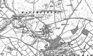 Old Map of Watchfield, 1910