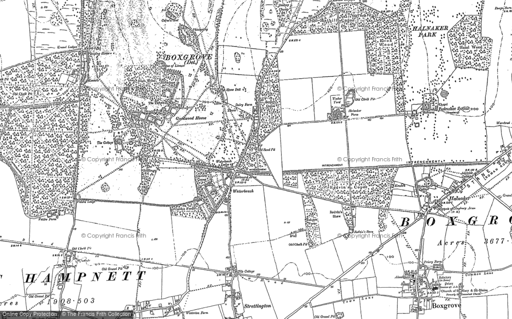 Old Map of Waterbeach, 1896 in 1896