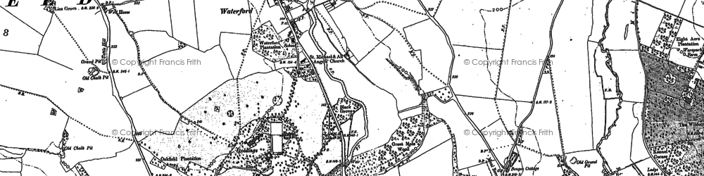 Old map of Bullsmill in 1897