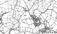 Old Map of Waterperry, 1897 - 1919
