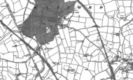 Old Map of Watford, 1884