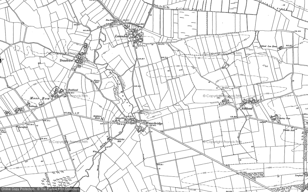 Old Map of Waverbridge, 1899 in 1899