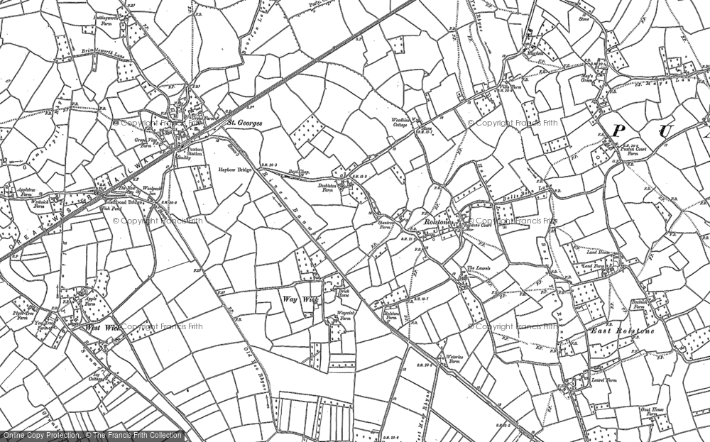 Old Map of Way Wick, 1902 in 1902