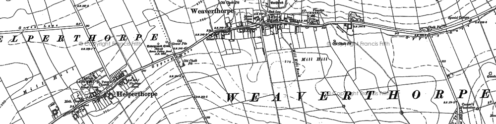 Old map of Butterwick Whins in 1888