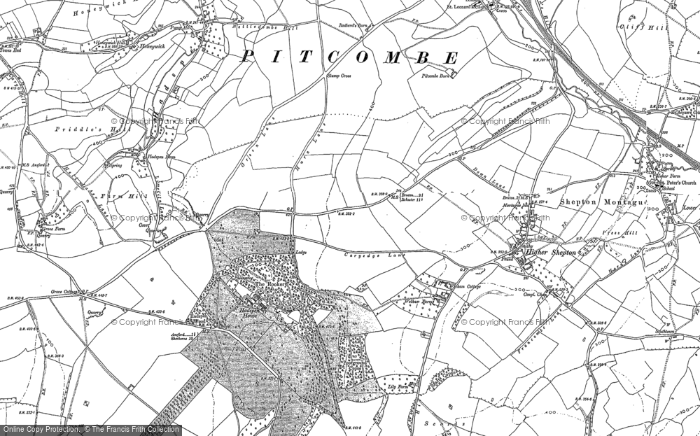 Old Map of Welham, 1885 in 1885