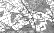 Old Map of Welham Green, 1895 - 1935