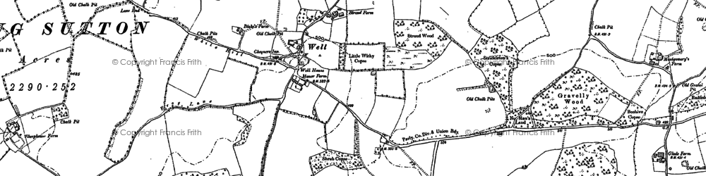 Old map of Well in 1894