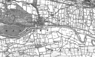 Old Map of Wensley, 1891