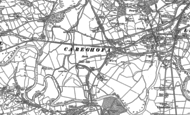 Old Map of Wern, 1900