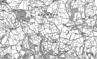 Old Map of Wern ddu, 1900