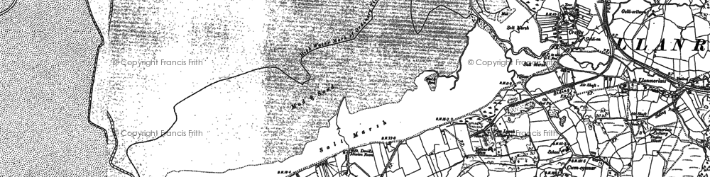Old map of Wernffrwd in 1896
