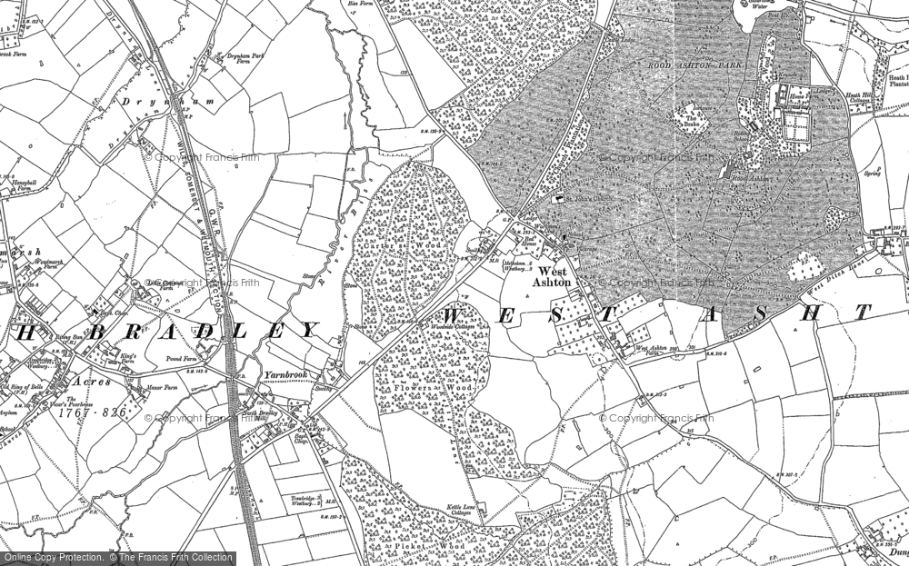 Old Map of West Ashton, 1899 - 1922 in 1899