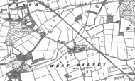 Old Map of West Bilney, 1884
