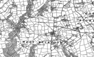 Old Map of West Buckland, 1886 - 1887