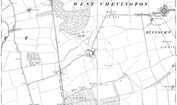 Old Map of West Chevington, 1896