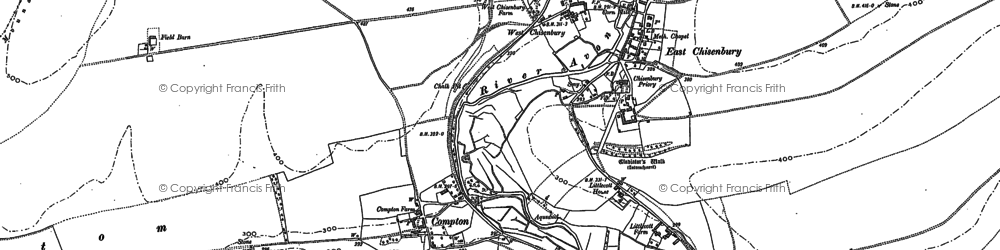 Old map of West Chisenbury in 1899