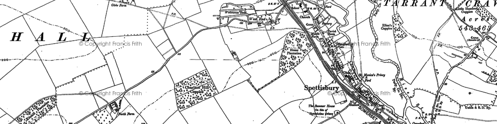 Old map of Field Dairy in 1887
