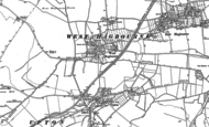 Old Map of West Hagbourne, 1898