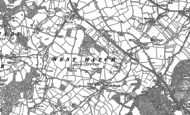 Old Map of West Hatch, 1886