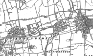 Old Map of West Hendred, 1898