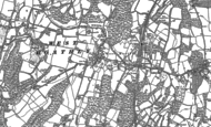 Old Map of West Hoathly, 1896