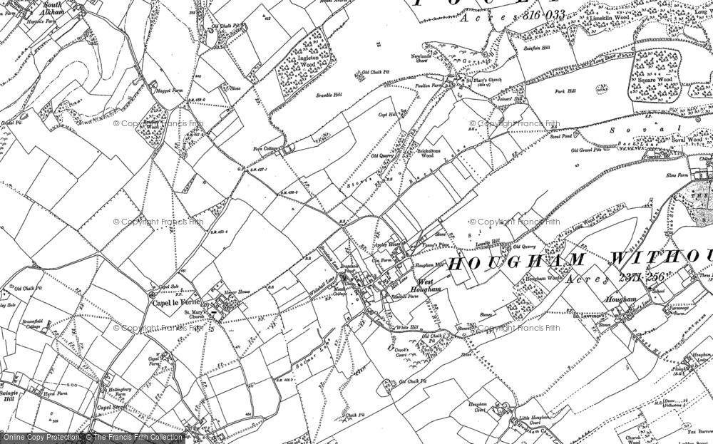 West Hougham, 1896 - 1906
