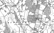 Old Map of West Kingsdown, 1895