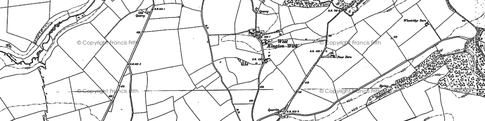Old map of West Kington Wick in 1899