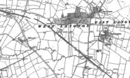 Old Map of West Langton, 1885