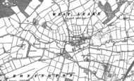 Old Map of West Leake, 1883 - 1899