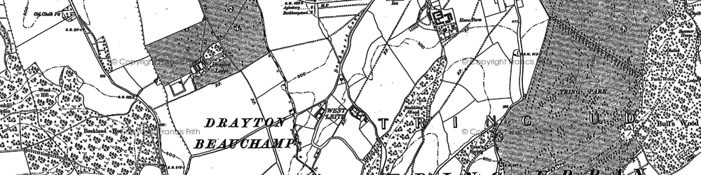 Old map of West Leith in 1896
