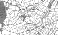 Old Map of West Littleton, 1881