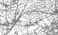 Old Map of West Lyng, 1886 - 1887