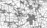 Old Map of West Monkton, 1887