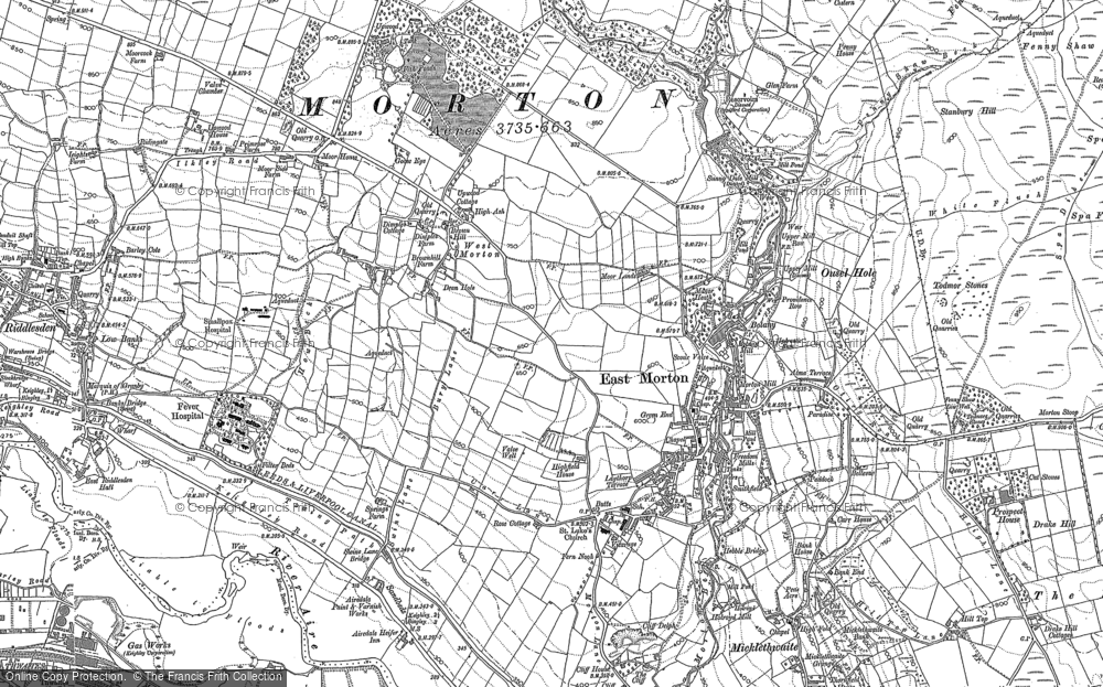 Old Map of West Morton, 1848 - 1893 in 1848