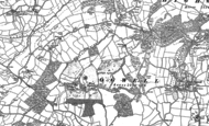 Old Map of West Ogwell, 1886 - 1887