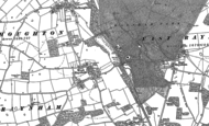 Old Map of West Raynham, 1884 - 1885