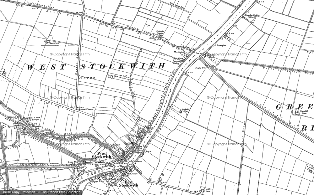 Old Map of West Stockwith, 1898 - 1905 in 1898