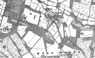 Old Map of West Tofts, 1883 - 1904