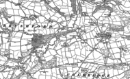 Old Map of Westacott, 1886