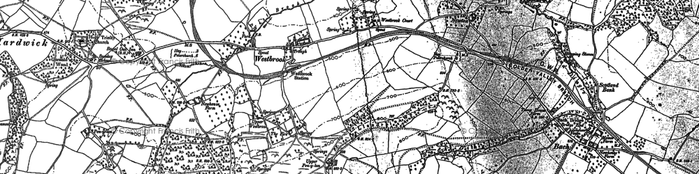Old map of Bullen's Bank in 1903