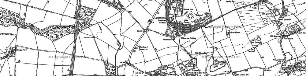 Old map of Westerton in 1896