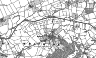 Old Map of Westhide, 1885 - 1886
