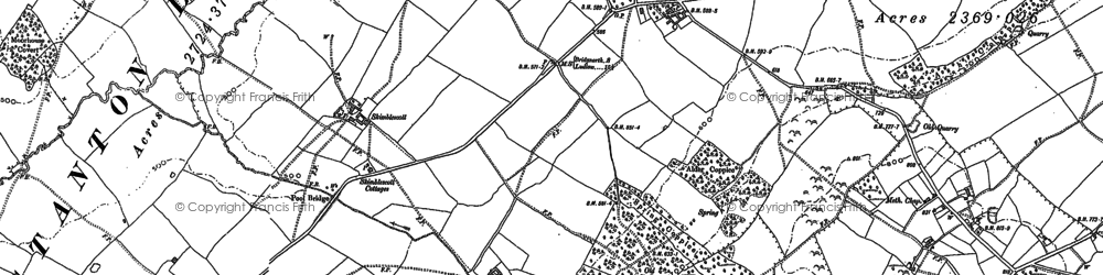 Old map of Upper Netchwood in 1882