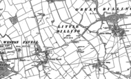 Old Map of Weston Favell, 1884