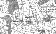 Old Map of Weston under Wetherley, 1886
