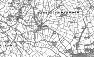 Old Map of Weston Underwood, 1880 - 1881