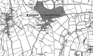 Old Map of Weston Underwood, 1899