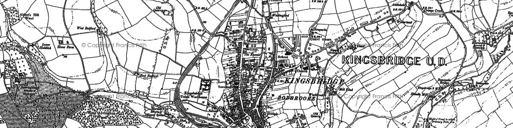 Old map of Bearscombe in 1905